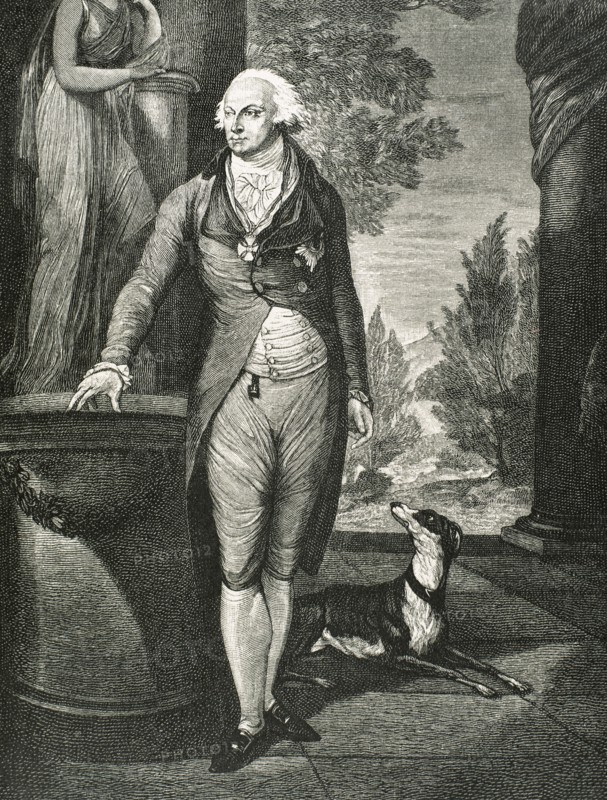 Karl August von Hardenberg (1750-1822). Prussian statesman and Prime Minister of Prussia. Engraving, 1855.
