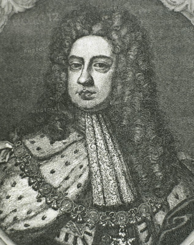 George II (1683-1760). Engraving.