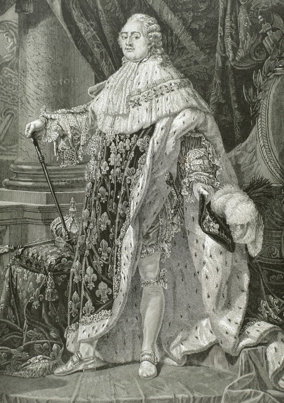 Louis XVI (1754-1793). King of France. Portrait. Engraving.