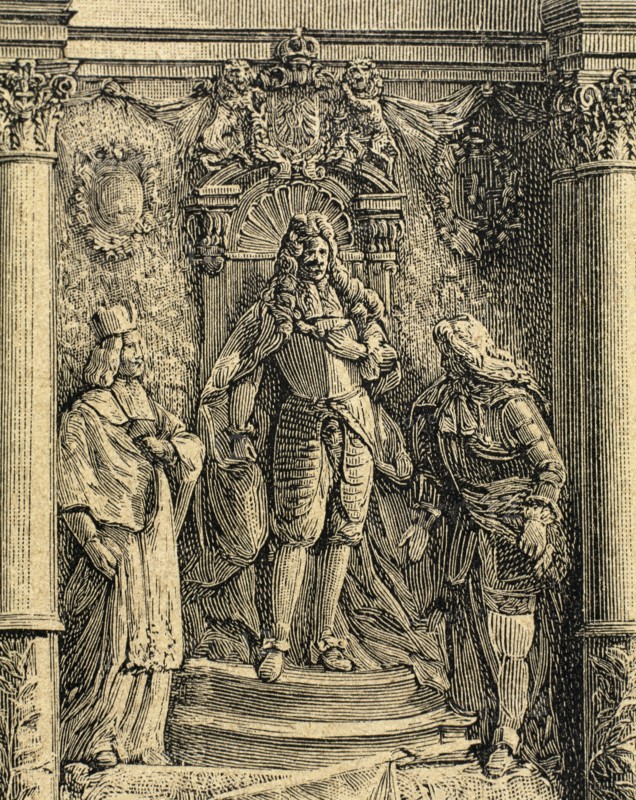 Leopold I (1640-1705). Holy Roman Emperor, King of Hungary and Croatia and King of Bohemia. Engraving.
