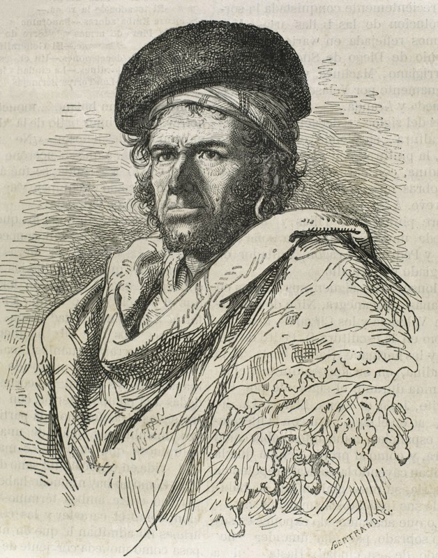 Bandit. Andalusia. Spain. Engraving. 19th century.