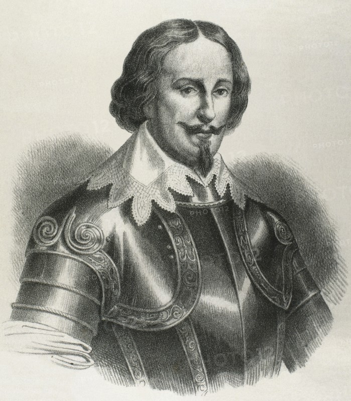 Maurice of Nassau (1567-1625). Prince of Orange. Portrait. Engraving.