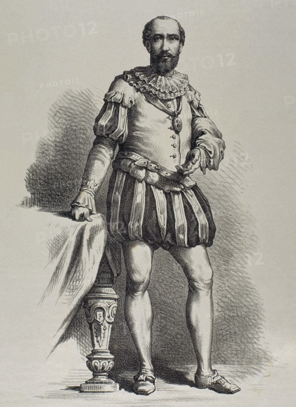 Alonso Perez de Guman, 7th Duke of Medina Sidonia (1550-1615). Portrait. Engraving.