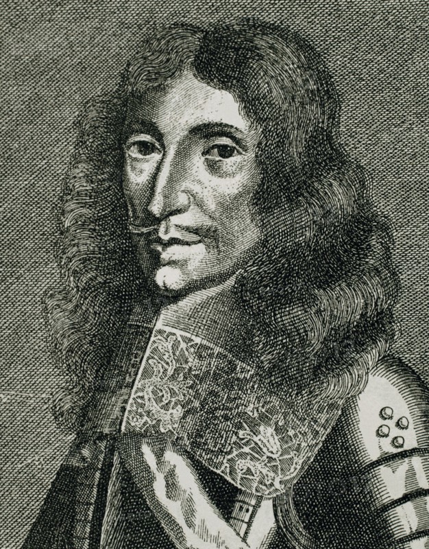 Charles I Louis, Elector Palatine (1617-1680). Engraving, 1663. Portrait.