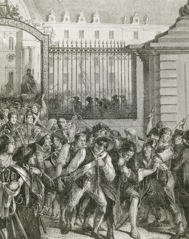 French Revolution. Storming the Bastille. 14 July 1789. Engraving.