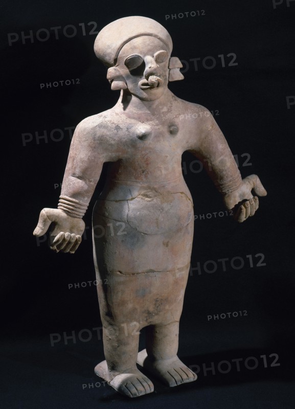 Clay human figure.