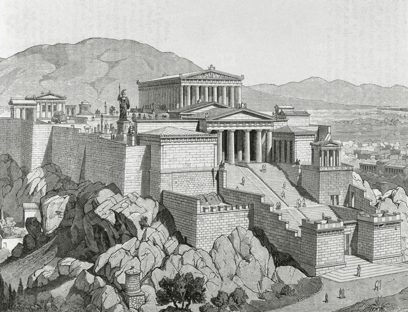 Ancient Greece. Athens. Acropolis.