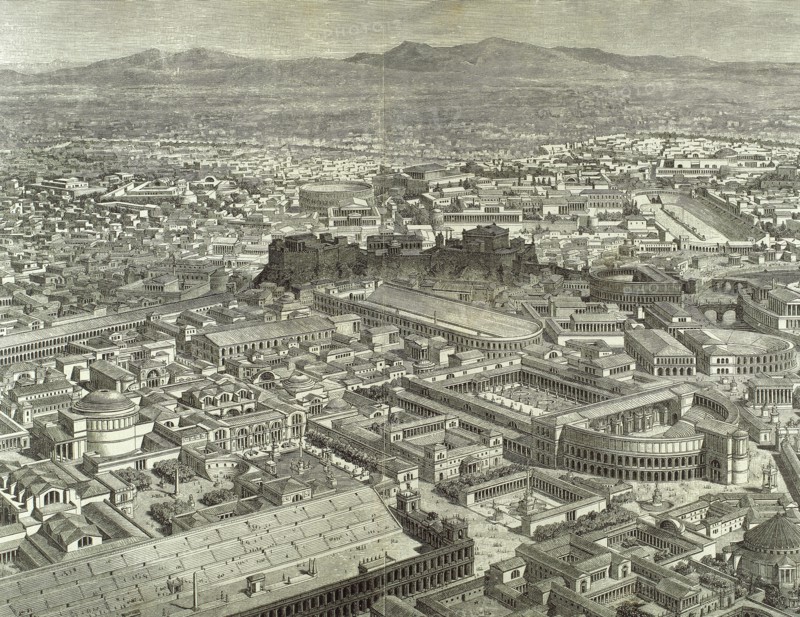 Rome under the emperor Aurelian.