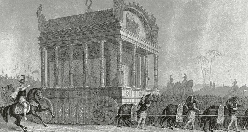 Alexander III the Great. Funeral procession.