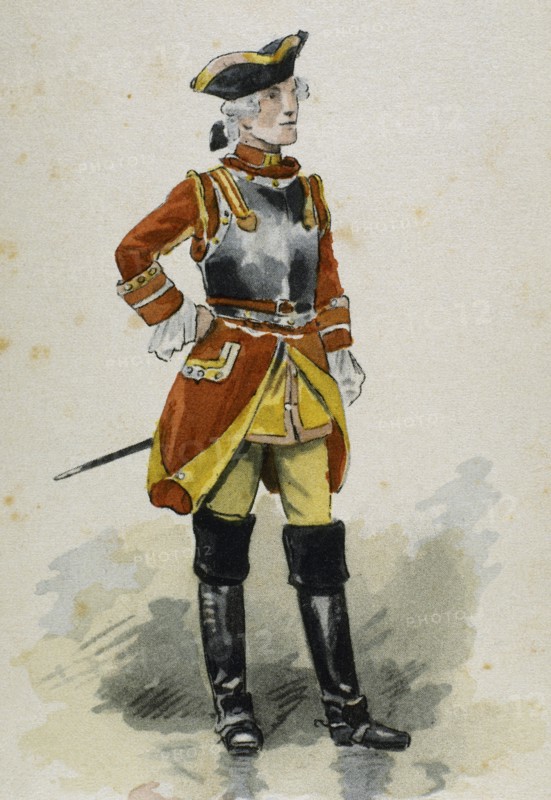 Soldier of the Regiment of the Queen in 1766.