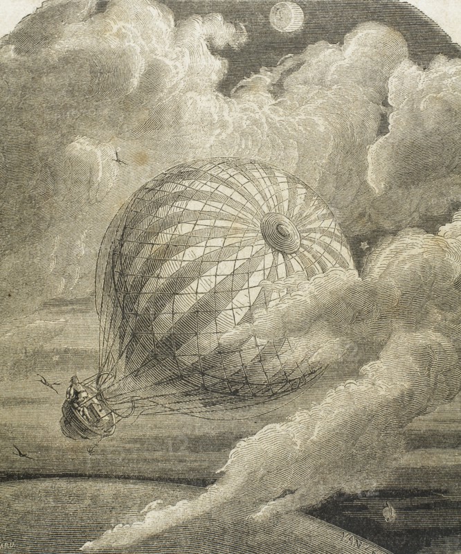 The work From the Earth to the Moon of Jules Verne.