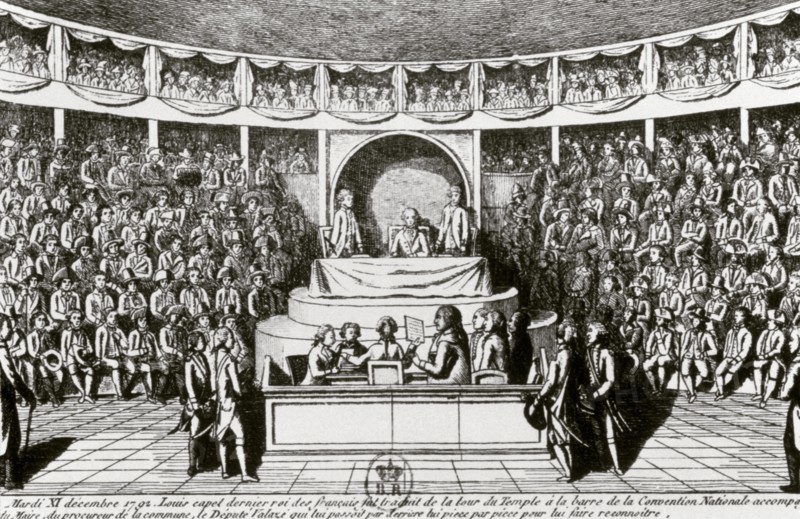 Interrogation of King Louis XVI before the National Convention.