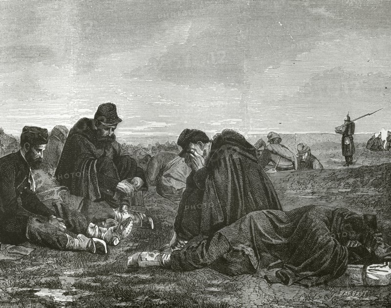 The French army prisoner.