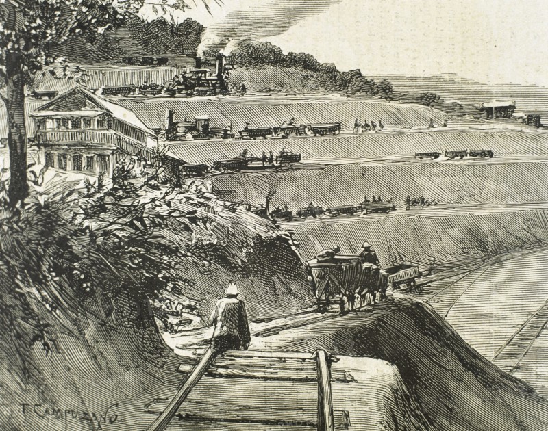Construction of Panama Canal.