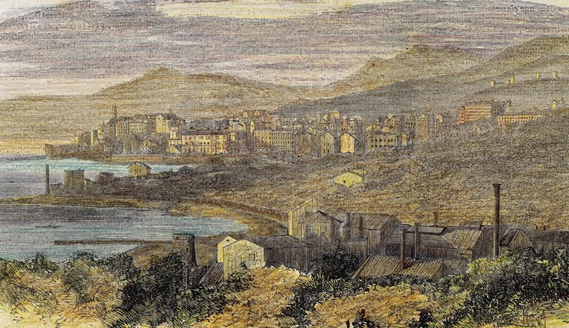 Bastia in 1857.