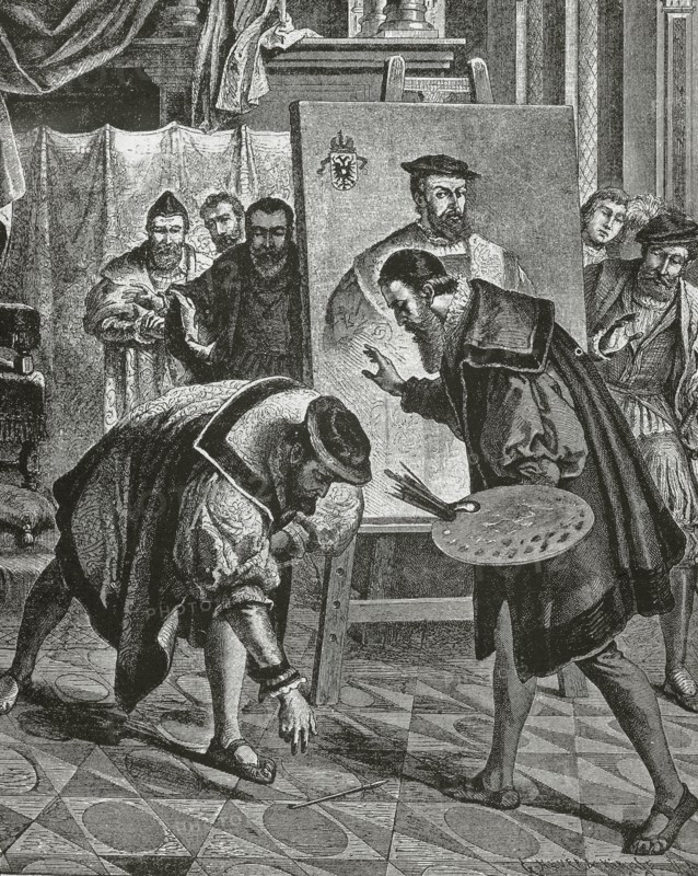 Charles V picks up the brush from Titian.