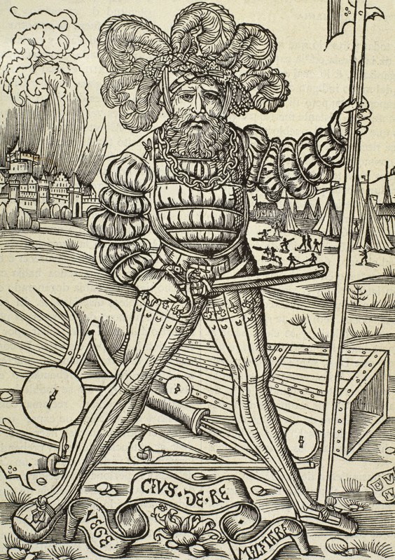 German mercenary soldier.