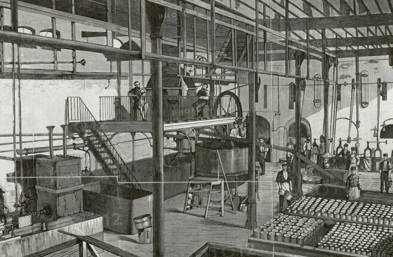 Sugar refinery.
