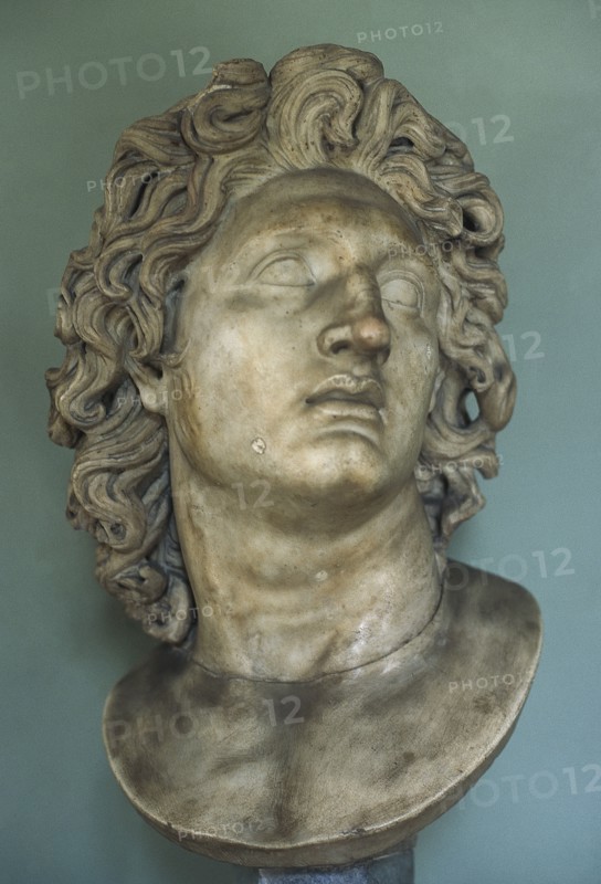 King of Macedonian Alexander the Great as the good Helios.