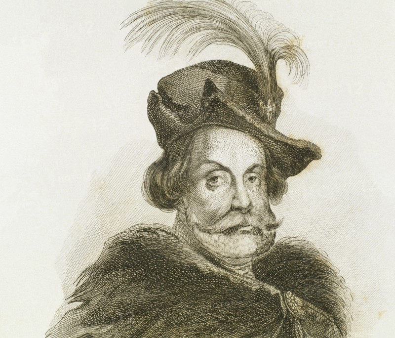 Wladyslaw IV Vasa (1595-1648). King of Poland and Grand Duke of Lithuanian. Portrait. Engraving.