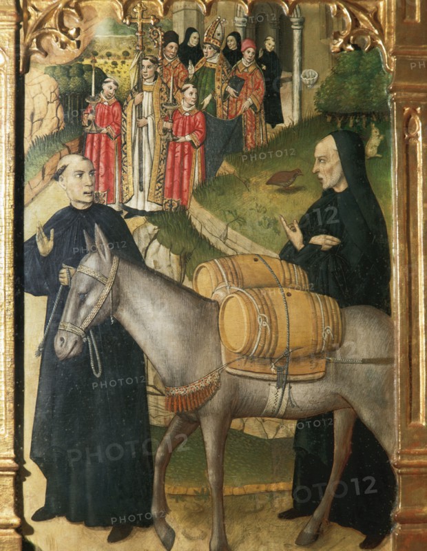 Detail of the altarpiece of Saints Abdon and Sennen.