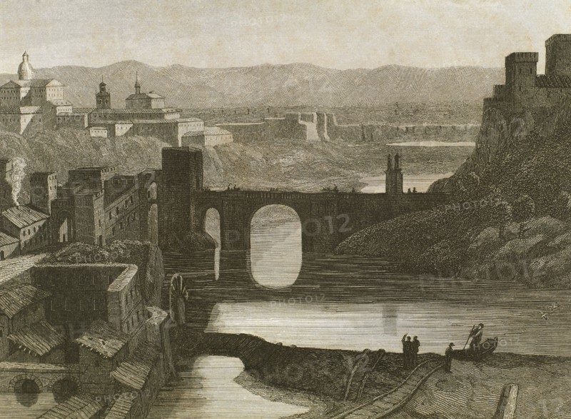 Toledo and the Puente de Alcantara.
