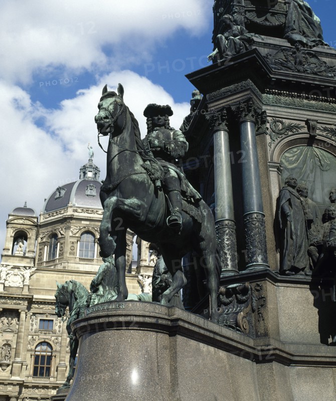 Ludwing Andreas von Khevenhuller (1683-1744). Austrian field-marshal. Statue.