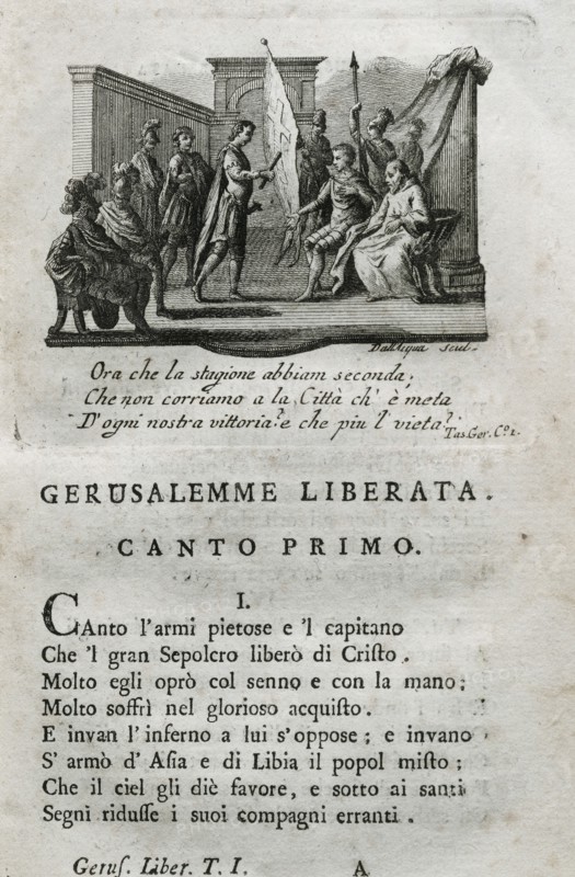 Gerusalemme Liberata (Jerusalem Delivered).