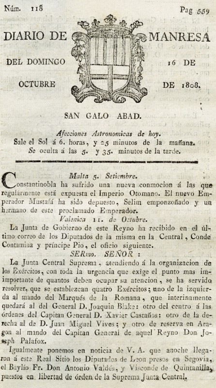 Journal of Manresa. Number 118. Page 559.