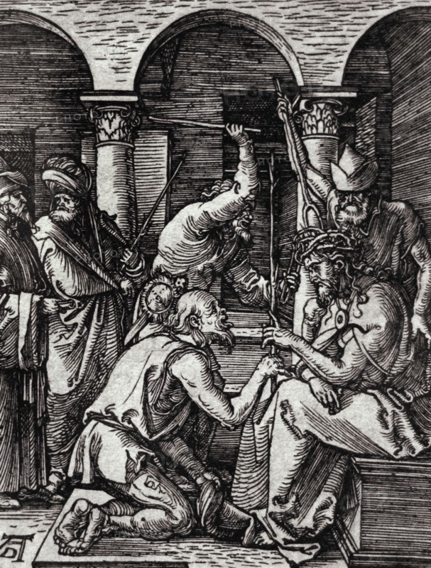 Christ crowned with thorns, from the Small Passion.