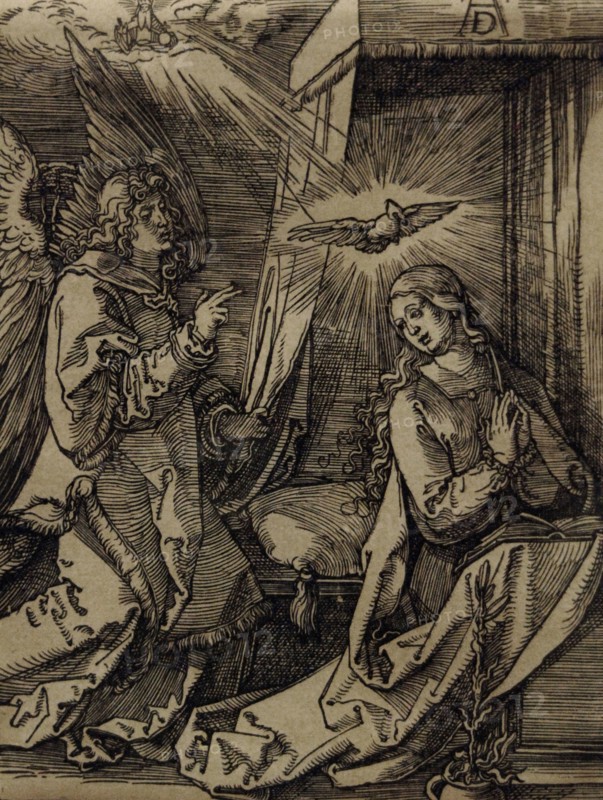 The Annunciation, from the Small Passion.
