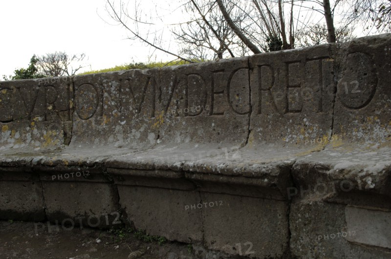 Pompeii. Roman inscription.