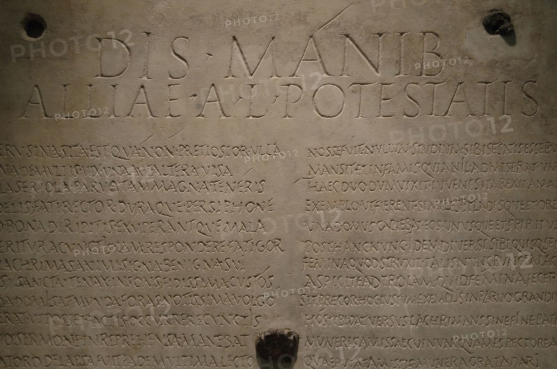Allia Potestas, freedwoman of Perugia 2nd century AD.