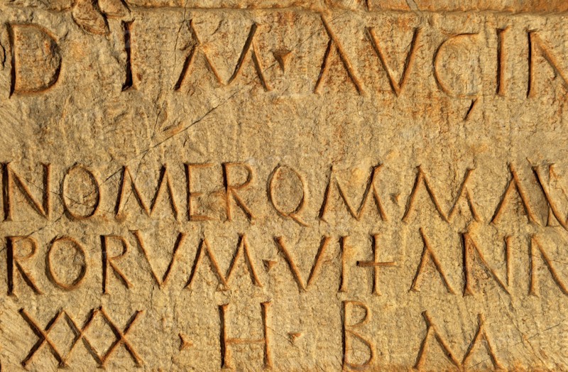 Latin inscription dedicated to horseman in the squadron of the Mauritanians.