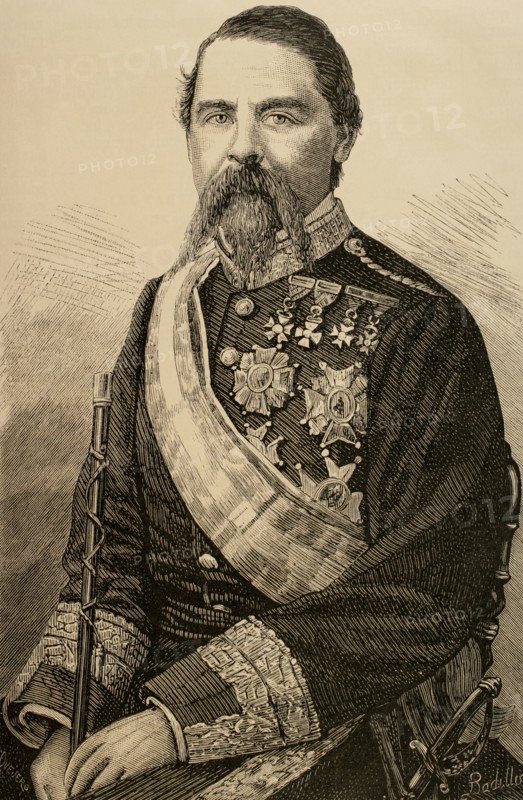 Jose Ramon Mackenna Munoz (1814-1878). Spanish military. Engraving, 19th century.