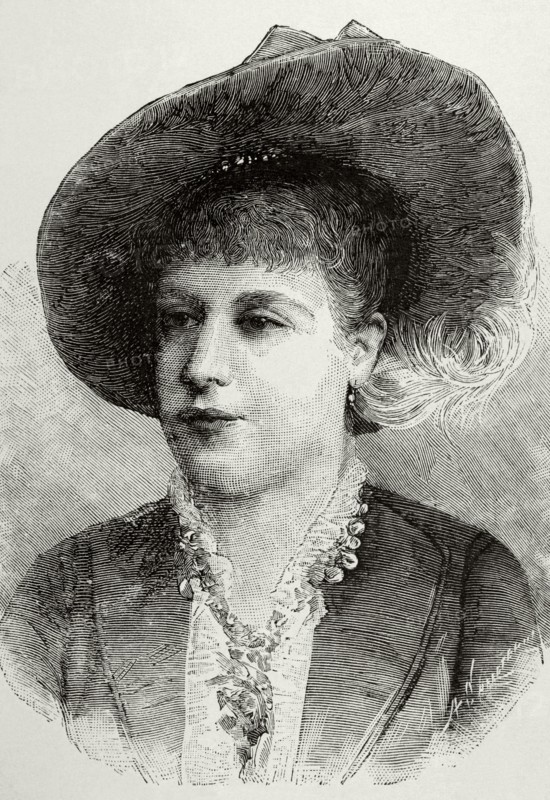 Rosita Mauri (1850-1923). Dancer and ballet teacher. Engraving, 1880.