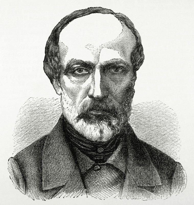 Giuseppe Mazzini (1805-1872). Italian politician, activist for the unification of Italy. Engraving,1883.