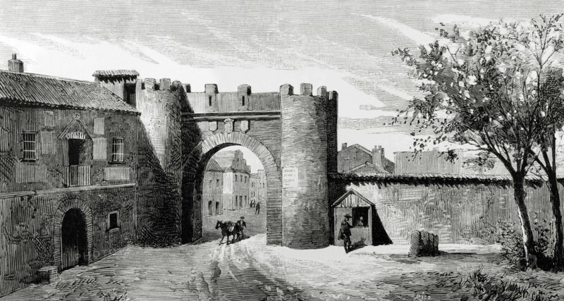 Juan de Mariana (1536-1624). Spanish Jesuit priest, Scholastic, historian. Birthplace. Talavera de la Reina. Engraving, 1879.
