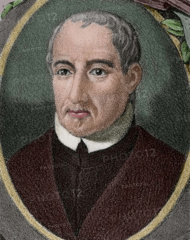 Gonzalo de Cespedes Meneses (1585-1638). Spanish writer. Colored.