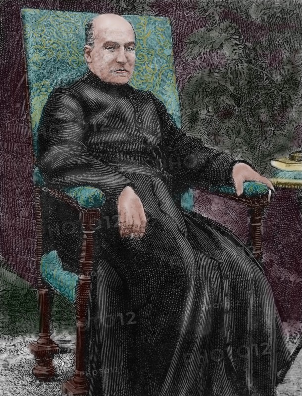 Luis Coloma (1851-1914). Spanish writer. Engraving, 19th century. Colored.