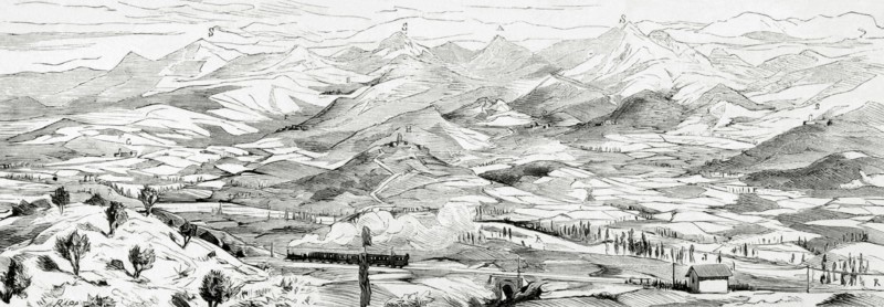 Mountain range of Tolono.