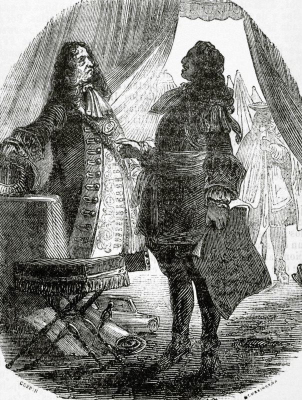 Marshal General Claude Louis Hector de Villars with the elector of Bavaria.