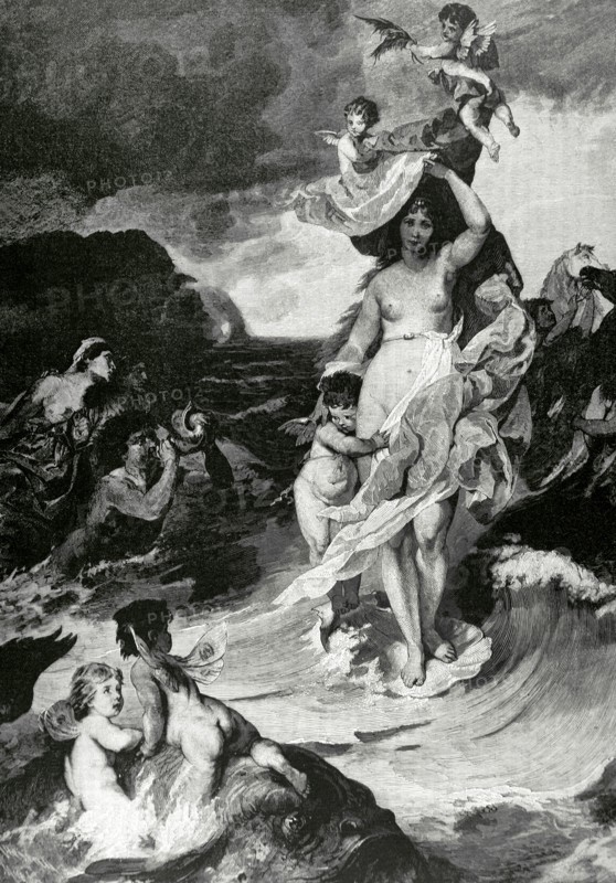 Venus Anadyomene or Venus Rising From the Sea.