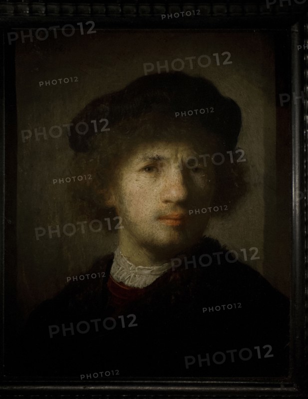 Selfportrait, by Rembrandt Harmenszoon van Rijn.