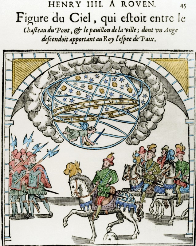 Entry of Henry IV in Rouen.
