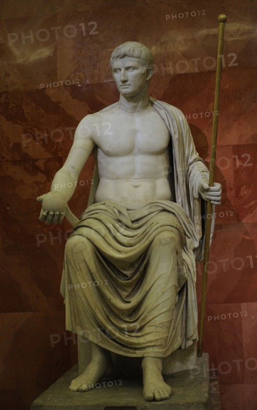 Emperor Augustus as Jupiter.