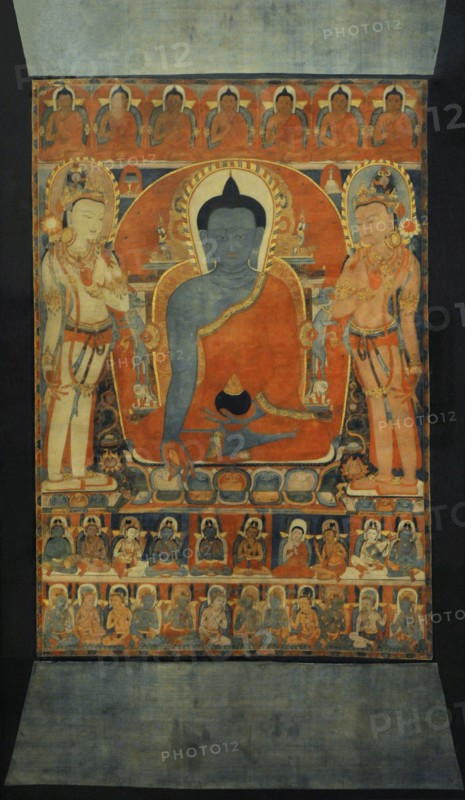 Bhaisajyaguru, the Medicine Buddha.