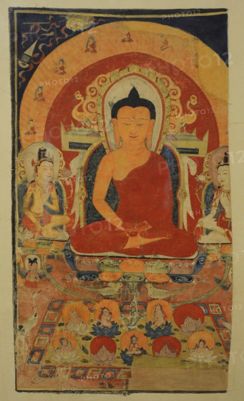 The Pure Land of Buddha Amitabha.
