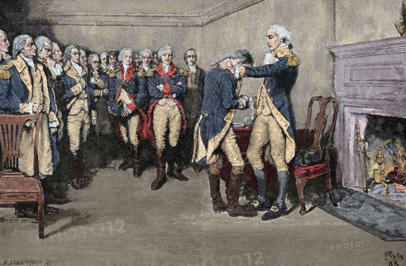 George Washington's farewell to his officers in the Fraunces Tavern.