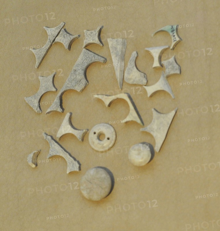 Buttons were cut with a stamp or turned.